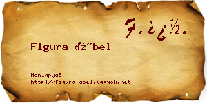 Figura Ábel névjegykártya
